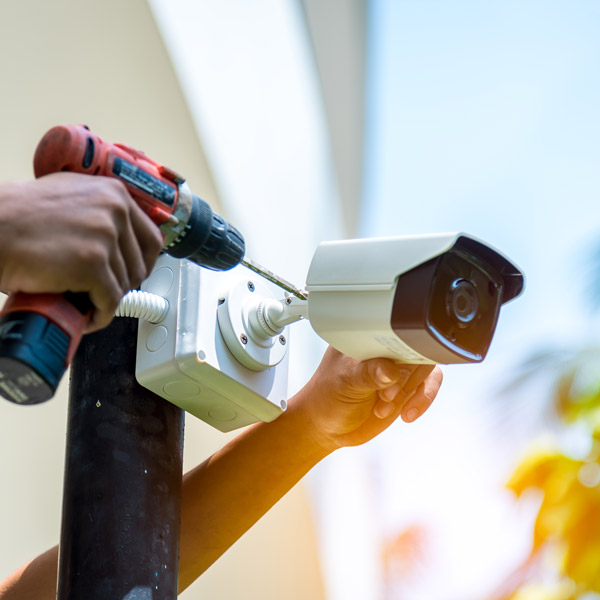 installing security camera